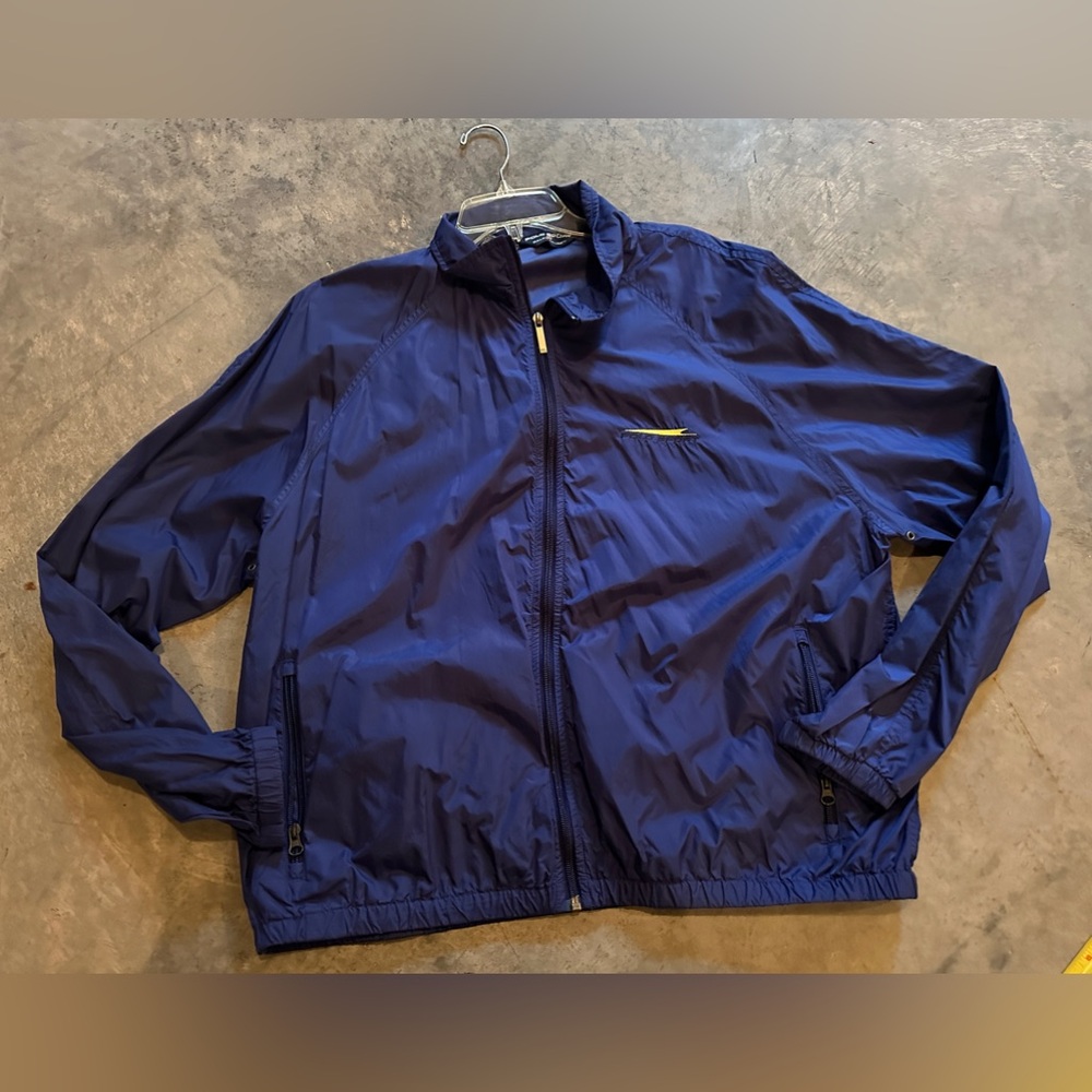 Men’s Polo Sport by Ralph Lauren blue windbreaker size large